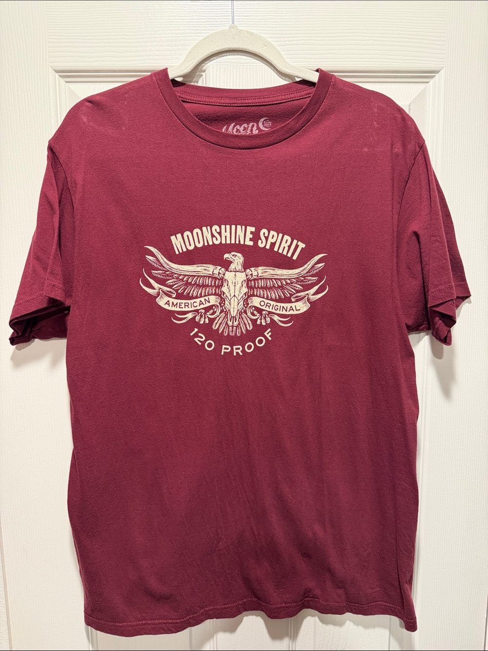 Moonshine Spirit Maroon Graphic Short-Sleeve Tee